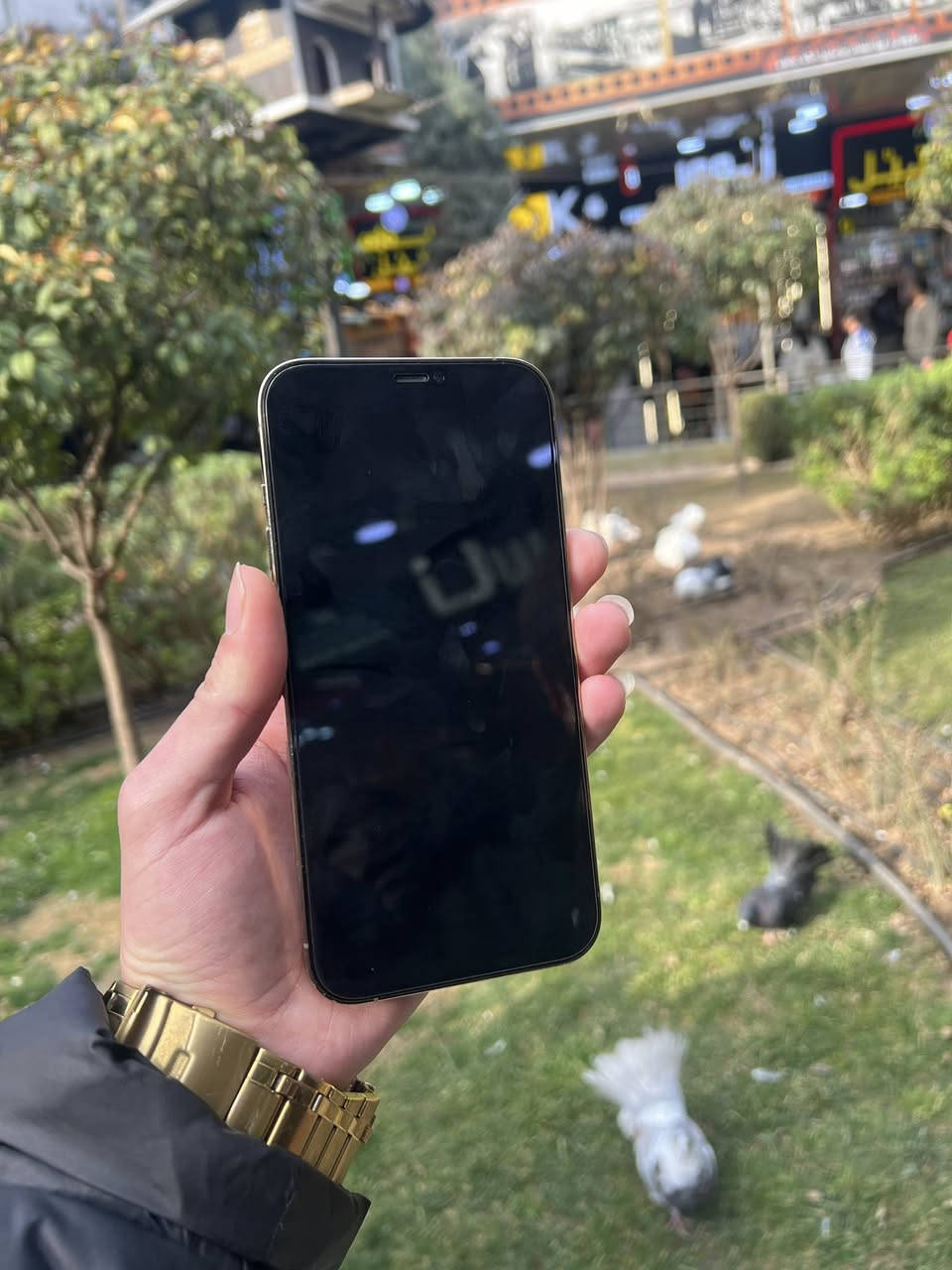 12 Pro Max
12 pro max 256g 1sim battery(79) Hichy nagorawa w nakrawatawa Ba Zamany Hamu Shte Basharty Fa7s w Hawa w kompitar S3ry 280$ ***********
