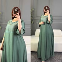 دشاديش ستن رمضانية • خامة حرير • مقاسات XL-XXL-3XL