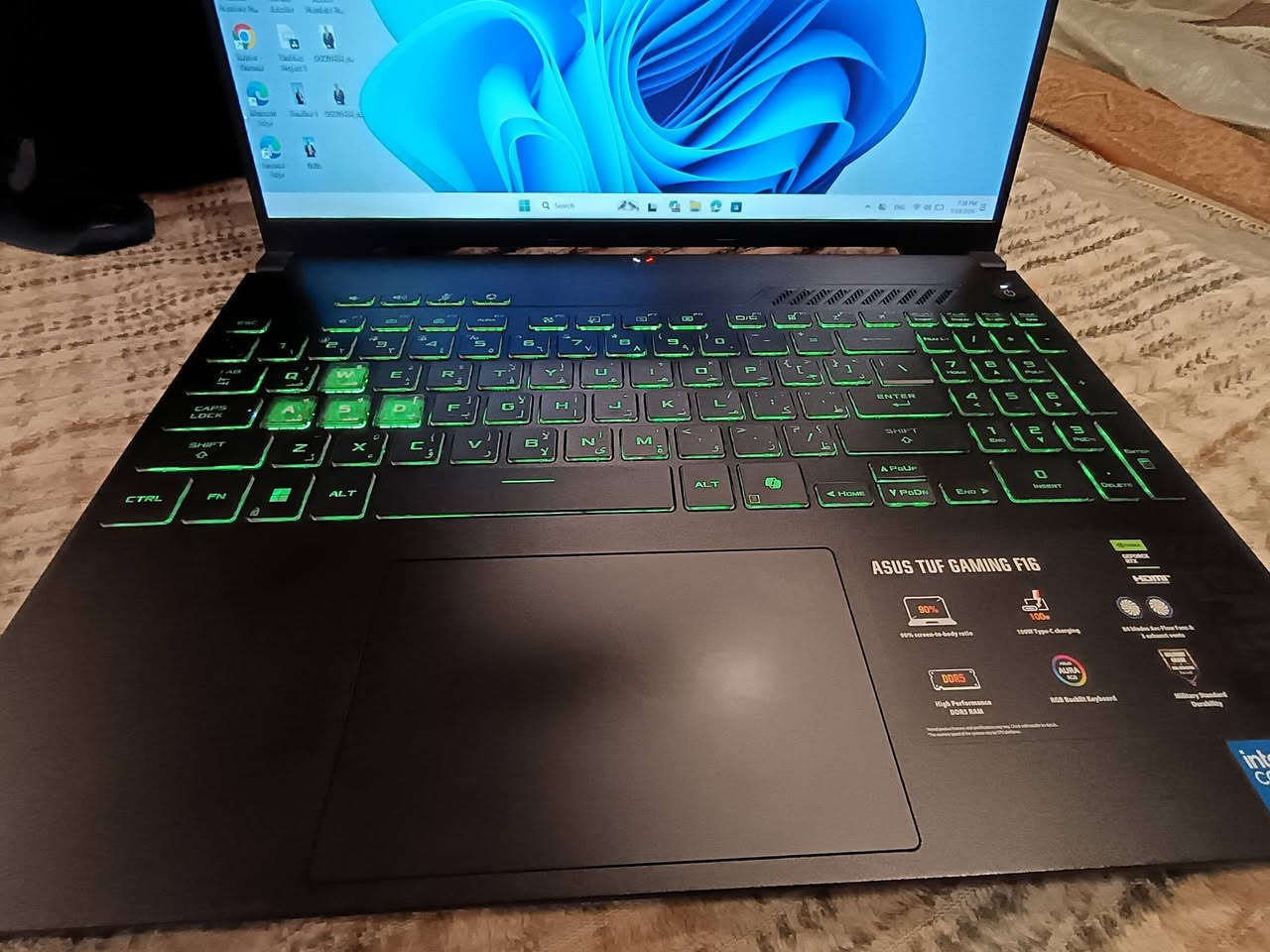 Asus tuf gaming f16
جديدة كلش استخدام شهر
مشتريهه بمليون و ٣٠٠
ابيعهه لليدفع اكثر سعر
مواصفاتهه موجودة بالصور
و كل الهلا بالجميع
رقمي*********** متوفر واتس ايضا بالرقم

