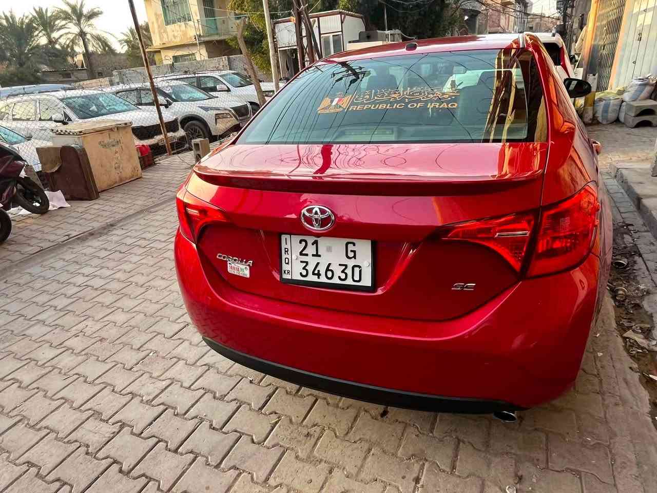كورلا 2017   Sa.  حدثه صطحي ارباك لبرده طاك وراجع سستم  كامل سياره جاهزه من كلشي مابيه اي نقص ماشي116 كيلو سياره جديده سنويه ٢٠٣٠ بسمي مكان السياره ديالى بعقوبه  السعر المطلوب 133$ الستفسار  ***********
