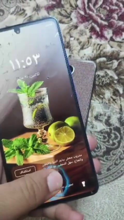 السلام عليكم للبيع تكنو كامون 20 برو ذاكره 256 عشوائيه 8 + 8 بطاريه 5000 ببجي 60 فريم جهاز بيا فطور بالشاشه الجهاز حلو نظيف ما داخل صيانه ابد الجهاز سعره 100وبي مجال مكاني بغداد العبيدي رقمي اتصل***********
