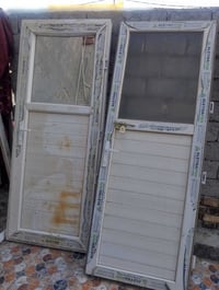 بيبان المنيوم • مستعمل • ٢م عرض ٨٤