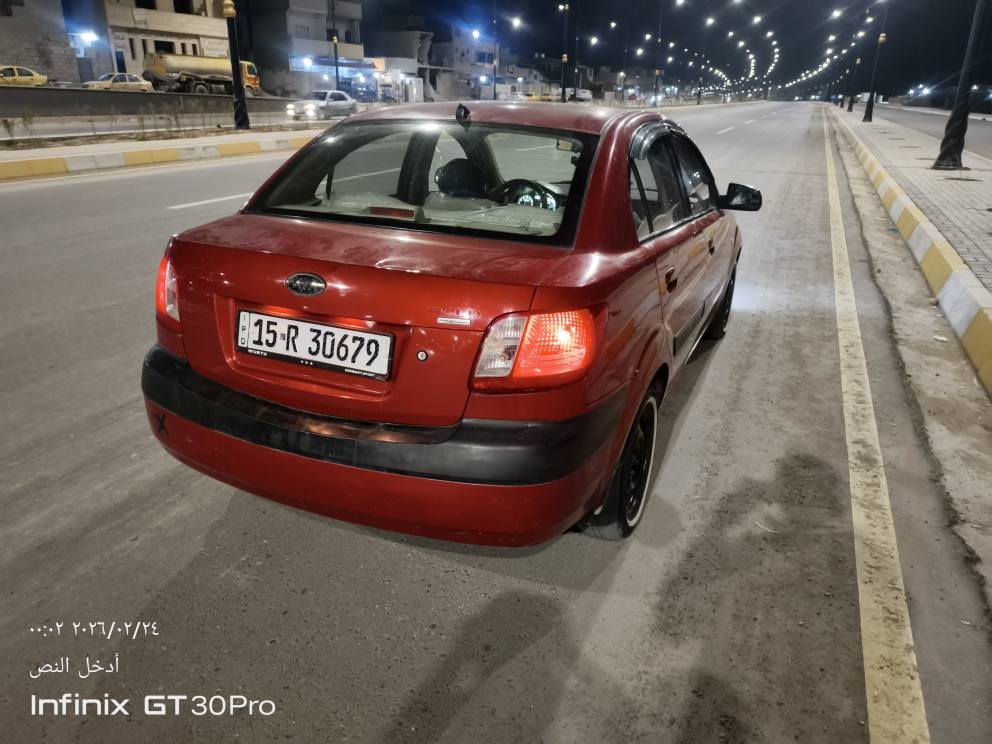 السلام عليكم كيا ريو 2007 رقم أنبار إنكليزي 
محرك 1400 محرك وكير شرط السياره امبدل بيها بوند وجاملغ أثر تقحيل السعر 85 وبيها مجال 
‏‪***********‬‏ موصل, نينوى
