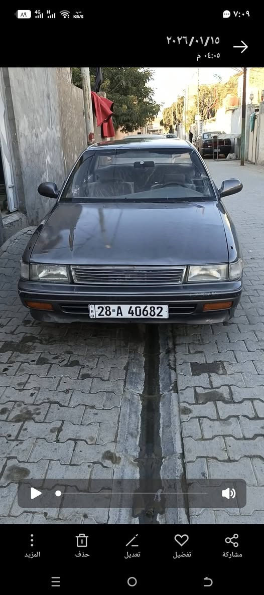 من رخصة مدير الكروب المحترم للبيع تويوتا كرونة موديل ١٩٨٨
المكان النجف  السعر ٤٣  ورقه للاستفسار على ***********
