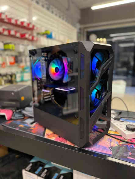 1) GPU•  Rtx 3060 ti galax
2) CPU  i5 10400f
3 BORD•  asrock h410m
4) PSU•  xgimatic 650w bronze
5) RAM 16gb 3000mhz rgb
6)  Hard 256gb ssd - 1tb hdd
7)) Cooler•. ag 400
8) CASE• midtower 4fan rgb

کەیسی هەرزان و زۆر باش و بەهیز 
زەمانی ١ مانگ 
نرخی ٨٦٠ هەزار 
گەیاندن هەیە 
***********
*********** أربيل
