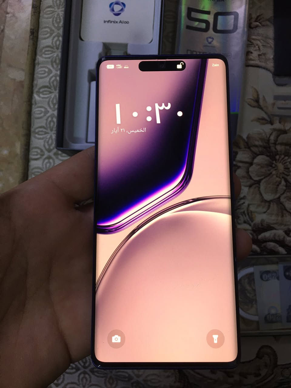 Infinx NOTE 50S 5G
التتخزين 256
المعالج  Dimensity7300يعني وحش العاب 
RAM8.00+5.00 GB
الكامرا الخلفية 64M
 الكامراالامامية 13M
البطارية5200MAh
الجهاز بحالة الوكاله مستعمل ٣٠ يوم فقط كامل ملحقات فئة ال S تختلف عن العادي يجي فول معالج وحساسات وتبريد وكامره دبل سيمكارت الجهاز نضيف بمعنى الكلمه سعره300 بي مجال بسيط واذ اكو ايفون ١٢ برو ماكس مراوس حسب النضافه او ١١ برو ماكس مراوس ***********
واتساب
