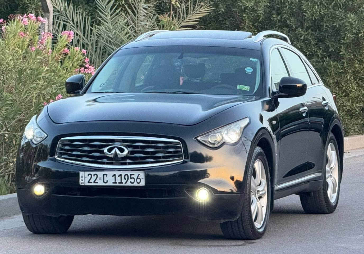 سلام عليكم
انفنتيfx3 5    2009 خليجيه (سعودي )اعلى فئه محرك 6 سلندر 3500 مكفوله بلادي كير بلادي 

رقم شمالي جديد شرط التحويل 

موصفات فول 

فتحه سقف بصمه تشغيل ابواب بصمه جنطه شفط دفع رباعي 4WD

كشنات جلد 

كراسي كهرباء خزن ميموري تدفئه وتبريد الاماميه تبريد قطعتين ثلج 

شفتات ستيرن 

اشايري مري ومري قلاب 

دبل كزوز بجم زنون 

المكان بغداد العبيدي شارع عشرين 

رقم *********** 

السعر 118 وبيها مجال
