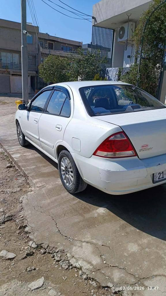 بەناوی خودا
نیسان،صنی کۆری،2010 چوارجام کارەبا ئاوێنە کارەبا کەلەوجێ عەینەک
 پێنج پارچەی بۆیاخە، پێشی لێدراوێکی هەیە،بەڵام بەتانەو شانسی کێشەی نیە سەنەوی مانگێکی ماوە ،گێڕو مەکینەو گەرم و سارد و تەقەو ڕەقەی بەشەرت
بێ مەسرەفەو ماڵی دۆستە
،،،نرخ،،77$ قفڵ،،***********
***********هەڵەبجەی شەهید حلبجة, السليمانية
