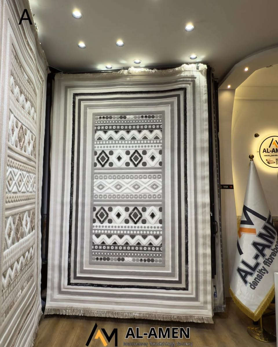 🔥 سجاد منسوج بوهيمي التركي 🔥
استيراد خاص لمفروشات الأمين 🌿
كوالتي عالي + ضمان 💯

📏 القياسات والأسعار:
2×3 = 55 ألف
3×4 = 120 ألف
3×5 = 150 ألف
2.5×3.5 = 85 ألف
1.5×2.3 = 30 ألف
1×1.5 = 15 ألف
50×80 = 5 الف

متوفر خدمة توصيل كل محافظات العراق ب5 الف دينار 
__________________________________

لتأثيث وفرش منزلك باحدات الموديلات وارقى الخامات 

تابع صفحاتنا على مواقع تواصل الاجتماعي لنساعدك بالوصول الى الارتقاء المعيشي❤️

‏https://linktr.ee/AL.AMEN
_______________________________
للطلب والاستفسار 
راسل صفحه او اتصل باحد الارقام تاليه

للمفرد ‭***********‬

للجمله ***********

او يمكنكم زيارة موقعنا الكائن خانقين-قرب مدرسة جرير -معمل الاسفنج 📍

#مجموعة_الامين #بغدا  #بغداد_بصرة_موصل_الكويت_الخليج_دبي_الامارات_السعودية_العراق_حلوات_لبنان_سوريا_فلسطين #بغداد_بصرة_موصل_الكويت_الخليج_دبي_الأمارات_السعودية_العراق_حلوات_لبنان_سوريا_فلسطين #بغداد_بصرة_موصل_الكويت_الخليج_دبي_الامارات_السعودية_العراق_حلوات_لبنان_سوريا_فلسطيند
