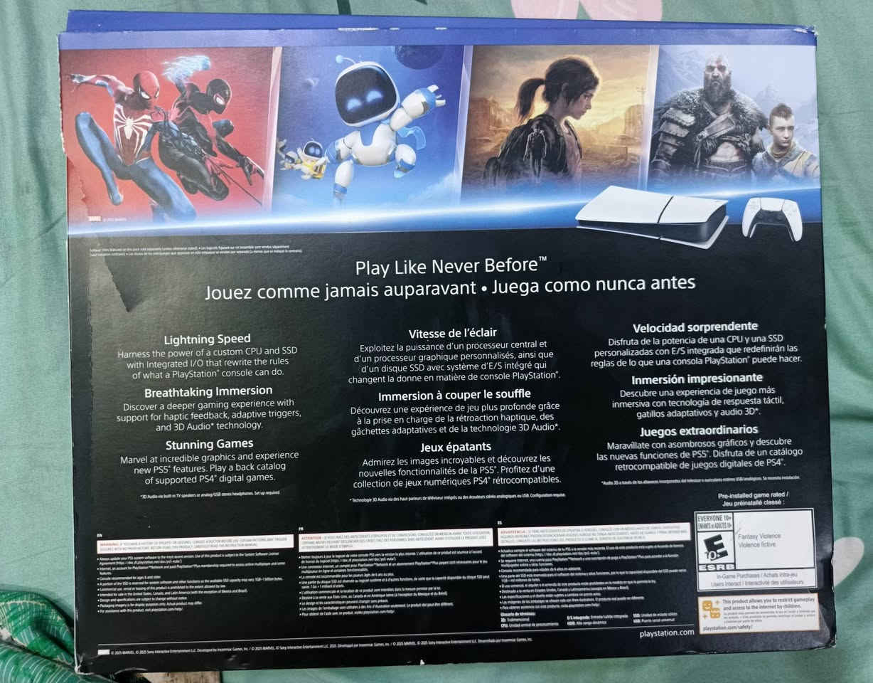 🎮 للبيع PlayStation 5 Digital Edition

✅ جديد 100%
✅ غير مستخدم نهائيًا
✅ تم فتح الكارتون فقط للتأكد من المحتويات
✅ سعة 825GB
✅ يد أصلية DualSense
✅ جميع الملحقات الأصلية داخل الكرتون
. 
للتفاصيل واتس ***********
