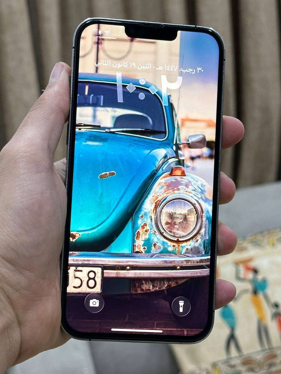 سلام وعليكم جهاز ايفون 13برو ماكس جهاز ابدل بيه بس شاشه اصليه ام ثلث خيارات شغال كلشي فيس أيدي بطاريته 88 شغال تجي تفحص وتكنك تخابر تجي تفحص وتاخذه سعره 500 وبيه مجال قليل مامتواجد على نت رقم ***********
