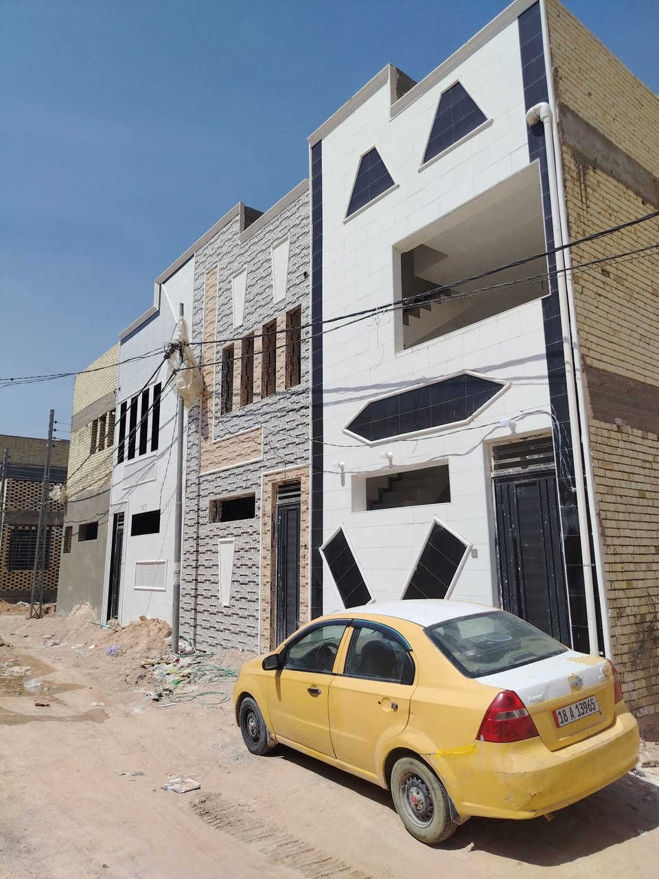 بيوت للبيع العدد ٤ كول بيت ٥٠ متر طابقين النجف حي النداء منطقت ٥٣ قرب شارع كربله سعر مناسب *********** ويرهم مراوس بيت أو عرصه ماكو أشكال
