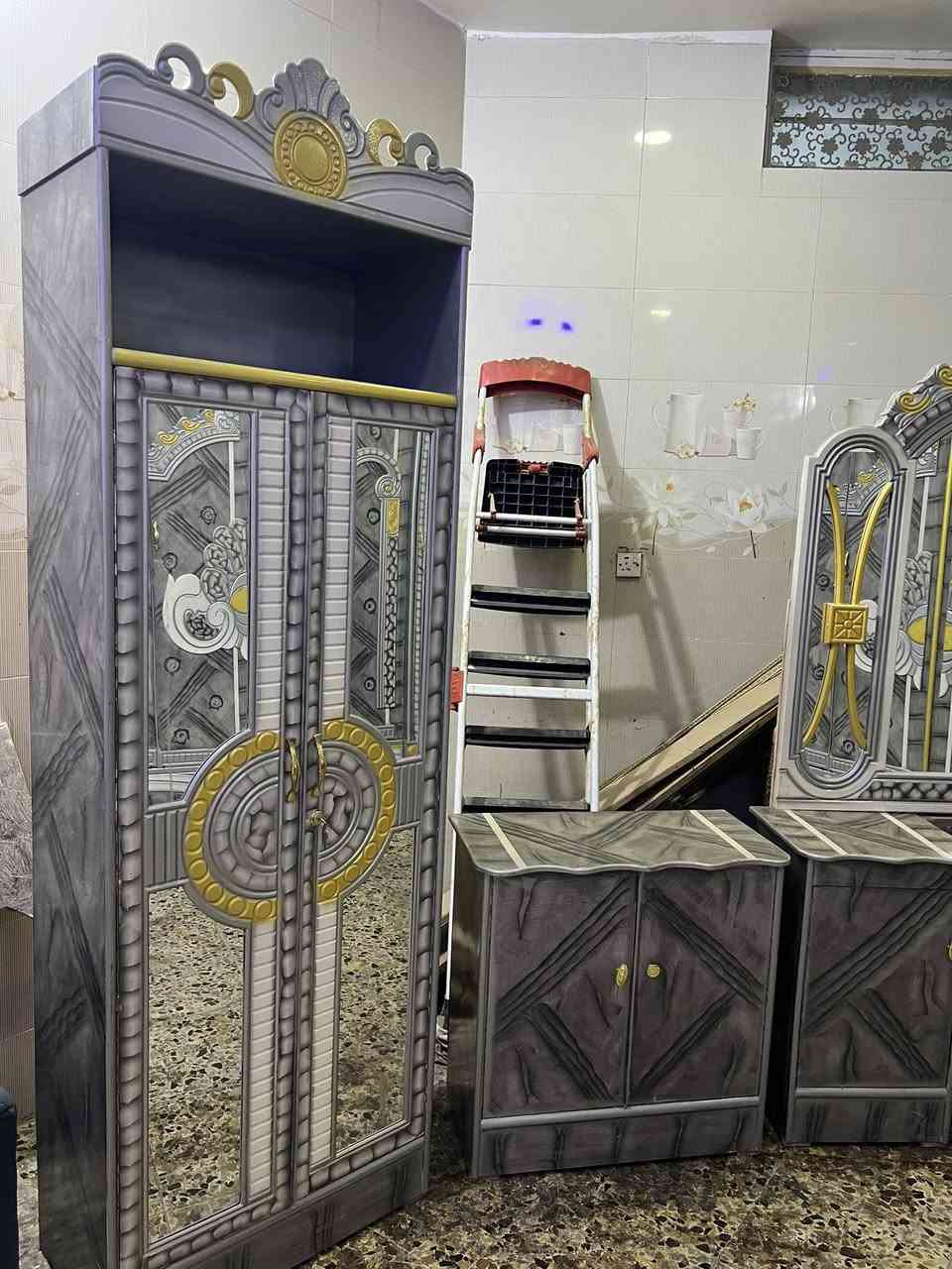 غرفة نوم عراقي مستعمل نضيف (6باب)زاوية كنتوريه ضهر براغي سعر شامل نقل داخل بغداد (650 ) العنوان بغداد مدينة الصدر نهايه شارع الاورفلي متواجد واتساب أكو خدمة توصيل 🚚 الهاتف ***********
