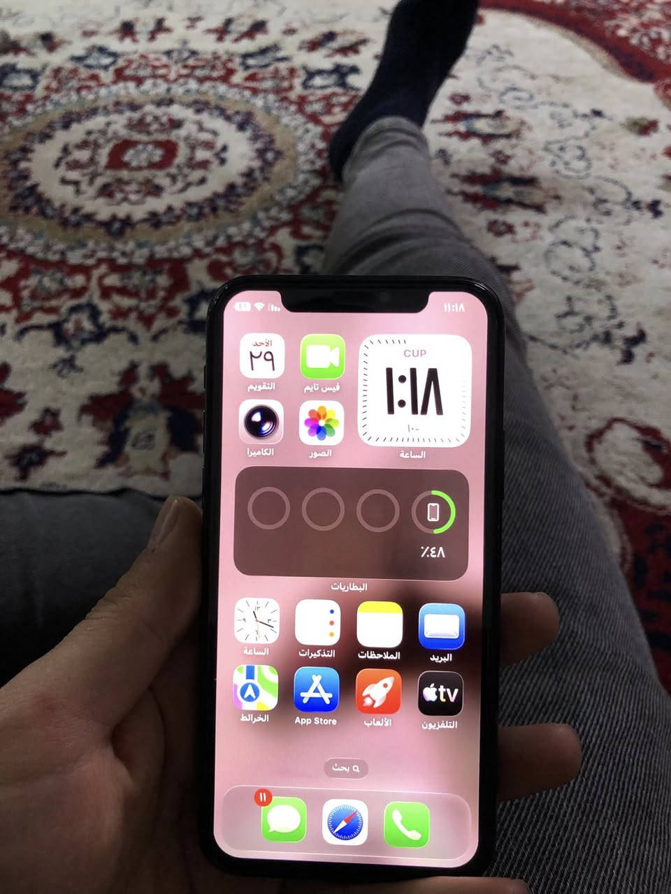 سلام عليكم شباب ايفون ١١برو ذاكره ٢٥٦بطاريه٧٦بلاد الجهاز لون زيتوني تك سيمكرت سعر٣٠٠وبيه مجال تعال خاص وتدلل


**إذا كنت صاحب هذا الإعلان وتريد حذفه لأي سبب، رجاءا أرسل رسالة إلى الدعم الفني**