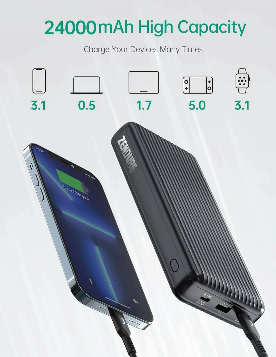 السعة 24000mAh ⚡ شحن سريع حقيقي حتى 100W PD 💻 يشحن اللابتوبات الاحترافية مثل MacBook بسرعة عالية 📱 يدعم الهواتف والأجهزة اللوحية والكاميرات وأجهزة الألعاب 🔌 منفذين USB-C + USB-A 🚀 دعم PPS و PD 3.0 للشحن الذكي 🛡️ نظام حماية متطور ضد الحرارة والشحن الزائد والتماس 🎒 تصميم فاخر بخامة قوية ومريح للحمل ✈️ مناسب للسفر والعمل والاستخدام الثقيل اليومي ✨ المميز الحقيقي؟ يجمع بين الأداء الوحشي والتصميم الراقي بدون حجم مبالغ بيه ⚡ 100W PD Fast Charge 🔋 24000mAh Capacity 💻 دعم كامل للأجهزة القوية 🛡️ أمان وحماية احترافية ✨ تصميم Premium يلفت النظر 📩 راسلنا للحجز متوفر 🚚 توصيل لجميع المحافظات الحبيبة للحجز والاستفسار 0.7.8.2.2.2.2.2.8.3.3 واتساب متوفر جملة ومفرد  #FastCharge #PPS #LaptopCharging #شحن_سريع #باور_بانك  


**إذا كنت صاحب هذا الإعلان وتريد حذفه لأي سبب، رجاءا أرسل رسالة إلى الدعم الفني**