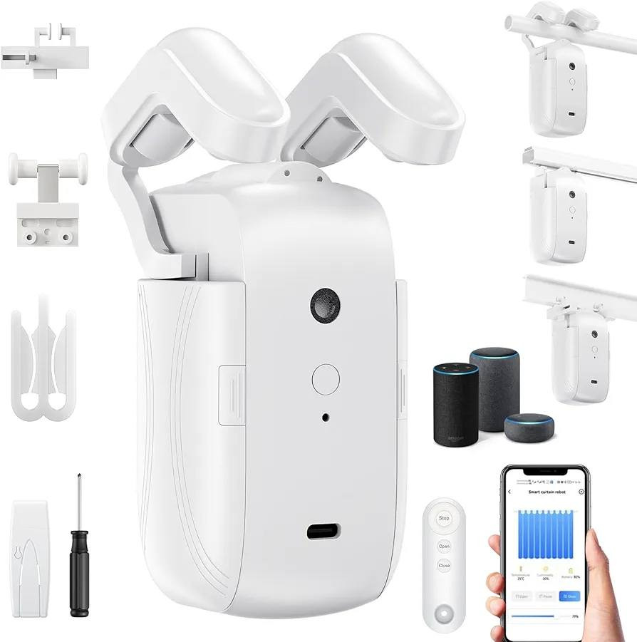 فتاحة ستائر اوتوماتيك ذكية nmoiww، تحكم عبر التطبيق، أوامر صوتية، جهاز تحكم عن بعد، إعداد مؤقت، جهاز ذكي لأتمتة المنزل لفتح الستائر وإغلاقها
قطعه واحدة
السعر 15 الف شامل اجور التوصيل


**إذا كنت صاحب هذا الإعلان وتريد حذفه لأي سبب، رجاءا أرسل رسالة إلى الدعم الفني**