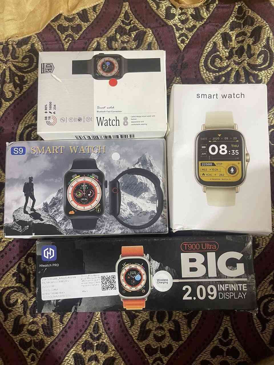 سلام عليكم
شروه 4 ساعات smart watch 
DHL 
عل فحص 
انطي سعرك وبالعافية


**إذا كنت صاحب هذا الإعلان وتريد حذفه لأي سبب، رجاءا أرسل رسالة إلى الدعم الفني**
