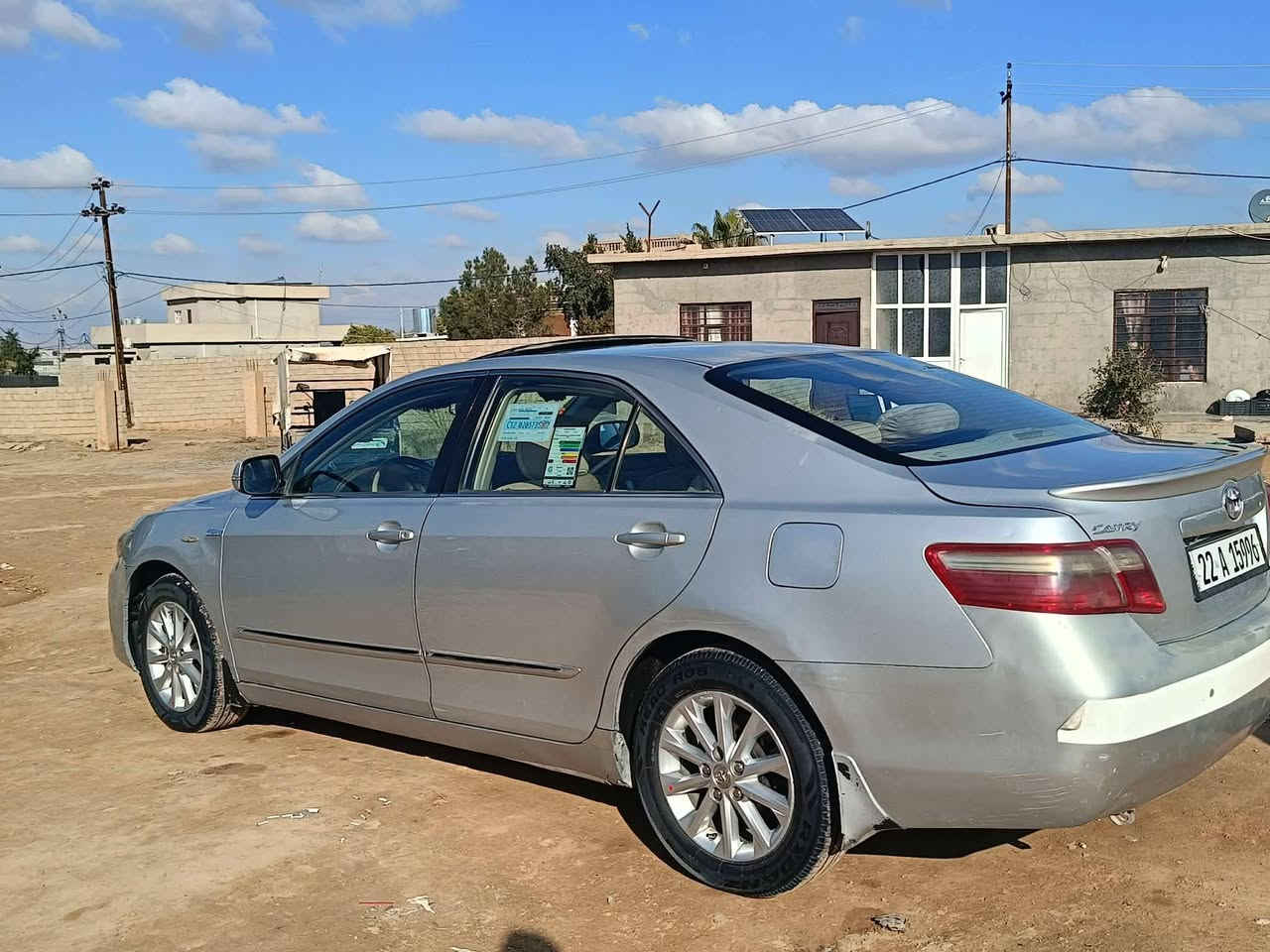 كامري glx 2008 خليجي
مكفولة كفالة عامة من صبغ وتبديل
 رقم اربيل دولي 
بأسمي تحويل ثاني يوم
سنويه ل 28 هزه ل 26
محرك شرط 
كير شرط 
صدر جديد 
تبريد قطعتين 
تخم تايرات جديد 
ويل كب 2011 جديد 
تحكمات ستيرن 
تحكمات مري كهربائيه 
حساسات خلفيه اماميه
دوشمة كشنات وارضيه 
الاتصال /‏***********
