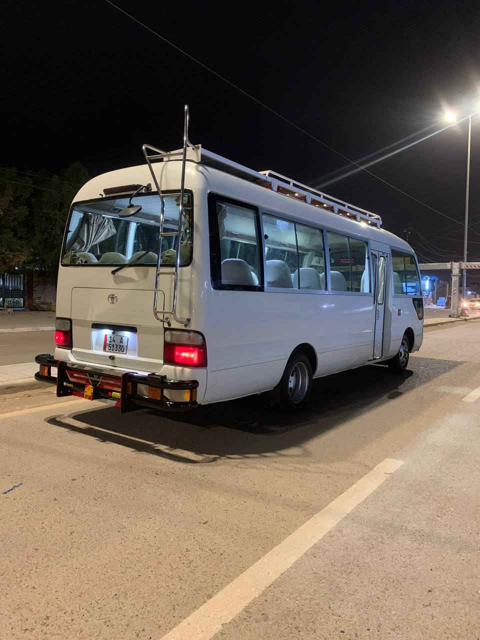 السلام عليكم
كوستر. ٢٠١٤البيع  والمراوس، باحدث  مع الفرق رقم بصرة نكليزي بسمي  جاهزة  تبريد محور  منظومه غاز   طخم تاير.  كشن ستاركس  سيبايه درع   بيه صبغ البجم  وتصليح بربع ابو دكمه   مكانه بغداد.  السعر. ٣٠٥ وبيه مجال قليل  رقم الهاتف***********
محمد العكيلي
