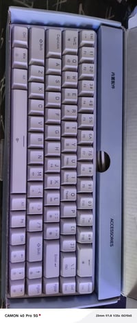 كيبورد ميكانيكي نوعية Dierya بي اضائه غير مستخدم مفحوص فقط تجي وتشوفه ...