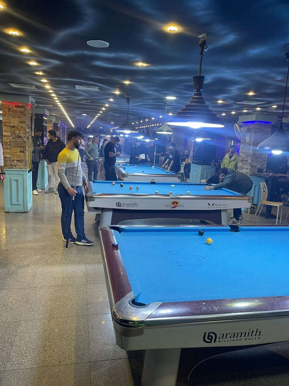 على بركه الله وبموافقه اتحاد بغداد تعلن قاعه عالم سنوكر عن بطوله مستويات متقاربه نظام مجاميع تسقيط فردي خروج المغلوب  يوم الخميس المصادف٢/٢٦ بعد الفطور الساعه ٧ ونص والقاعه تحتوي على ٧ ميوزه قماش جديد واللعب حيكون ١٠ كرات وعدد المشتركين حيكون محدود ورجاءاً الالتزام بالتعلميات الي راح اكتبهه

١-اشتراك ١٥ الف يتضمن السيت والاشتراك يندفع قبل البطوله تروح لاي منفذ قريب عليك تنطي رقم وتحولي عليه ١٥ الف
٢-اخر يوم للتسجيل الاربعاء الساعه ١٢ ليلا حتى بعدهه انشر القرعه على البث المباشر 
٣-اللعب ١٠ كرات سيت الي ياخذ ٧ 
٤-القاعه تحتوي على ٧ ميوزه قماش جديد يعني ما طول البطوله
٥-رجاءا الالتزام بزي رسمي
 عنوان القاعه/بغداد/المنصور/شارع الاميرات/فوق مطعم ست الشام/قاعه عالم سنوكر
للاشتراك خاص او***********
البطوله بتنظيم/ادم نعيم وكادر قاعه عالم سنوكر
ملاحظه/ القاعه تحتوي على مطعم هم
