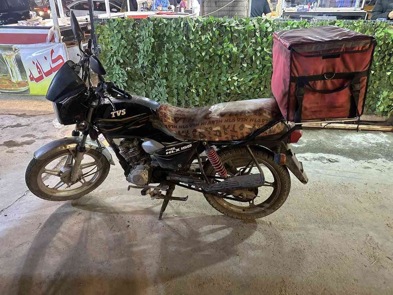 دراجه Tvsالبيع. داجه خير من الله مكان الدراجه شهداء البياع ***********.  سعر 700 وبيهه مجال
