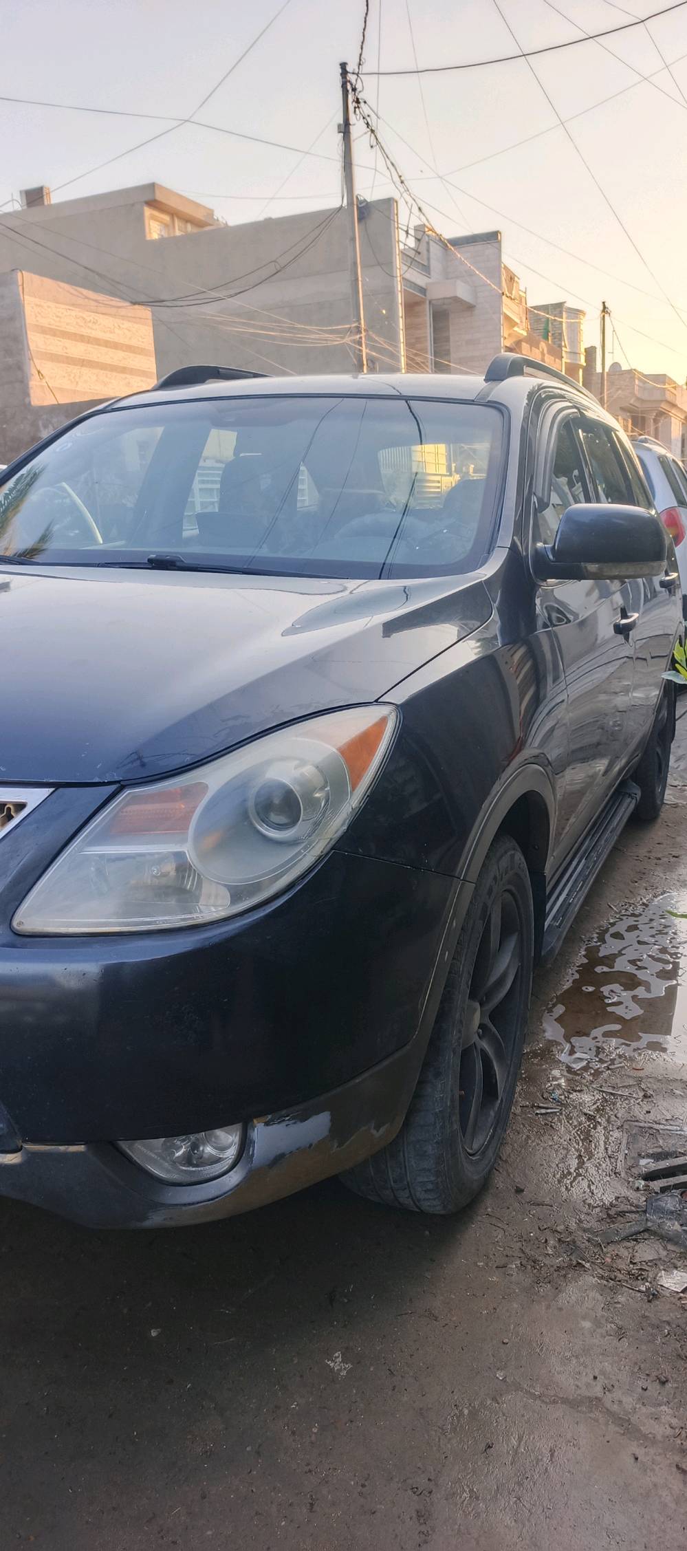 السلام عليكم هيونداي فيركروز بغداد بسمي ٢٠٠٨ كير محرك تبريد تدفئة كهربائيات جاهزه وارد حادثها باب الجنطة ٧ راكب جلد كشنات تدفئة