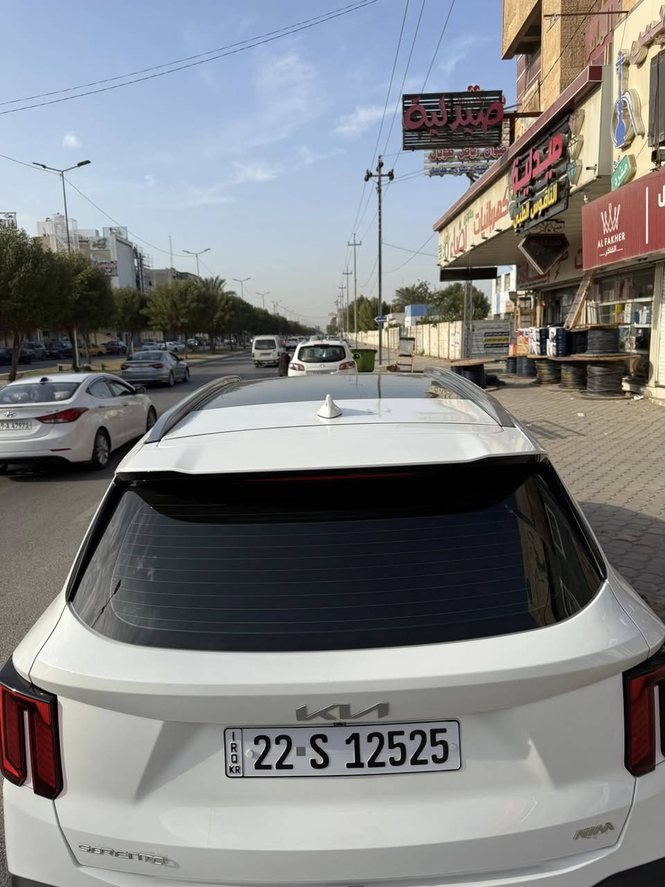 سورنتو خليجي 2025.  ماشية 9 الاف كيلو
فول بنوراما جنطة كهرباء 7 راكب 3 قطع تبريد بردات خلفية كير ماوس كشنات مغلفة جلد درجة اولى والمواصفات المعروفة 
4سلندر 2500mpi
رقم اربيل ب اسمي شخصياً سنوية وهزة كلة جديد شرط التحويل
السيارة بعدها جديدة 
بيهة طخة صارت ربع البنيد صبغ وبيهة صورة للطخة وللسمكرة
مكاني كربلاء 
السعر 268$ 
***********
