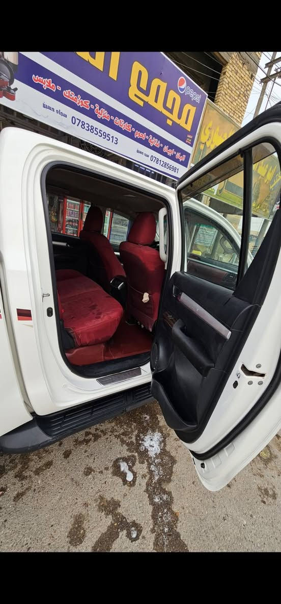 السلام عليكم 
بيكم هايلوكس موديل(2020) مكفولة كفالة عامة 
مواصفات ساز معروفة 
رقمها قاسية 
مكانها ديوانية مركز 
الاتصال ***********
***********
