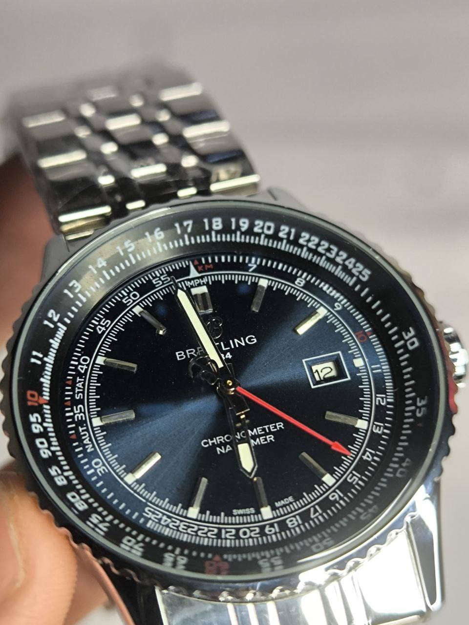 ساعة من ماركة برتلنغ Breitling
تحفة فنية 
مصممة للطيارين الحرفين والقباطن
مكينة كوارتز
ميناء فخمة مزودة بمنفذ تاريخ فول لامينوس اميال و ارقام
زجاج زفير ضد الخدش
مقاومة ماء وغبار 
رنك دوار 
سير ستانلس ستيل جودة عالية 
قفل فراشة 
الساعة مختمة بالكامل 
 
السعر : 30 ع اول تم
 للحجز والاستفسار يرجى مراسلة الصفحه


**إذا كنت صاحب هذا الإعلان وتريد حذفه لأي سبب، رجاءا أرسل رسالة إلى الدعم الفني**