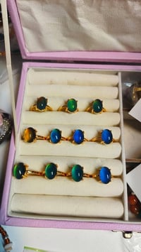 محابس • احجار اصلية • طلاء ذهب