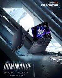 بريداتور 16 • RTX 5070Ti • ضمان ٣ أشهر