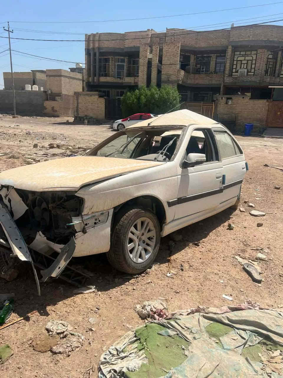 تالسلام عليكم سياره بيجو بارص موديل ٢٠٢٢ للبيع رقم بغداد ب ٢٠ورقه وبيها مجال لاستفسار اتصل ع رقم ***********
