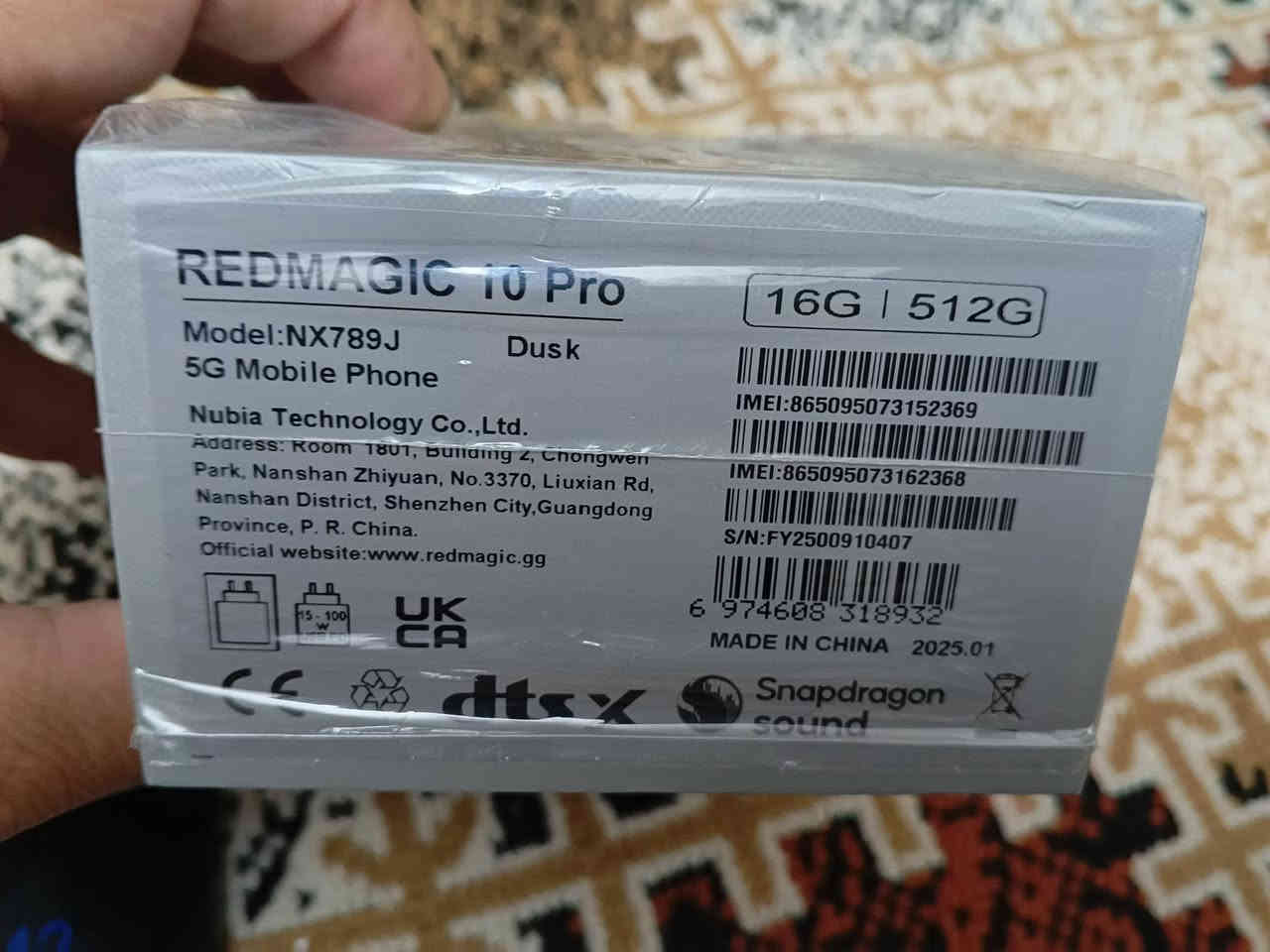 السلام عليكم...
ريد مجك 10 برو 
الذاكرة 512 النسخة الشفافه
كامل ملحقات (كارتونه+شاحنه كيبل+ كڤر)
الجهاز نظافته 100% مكفول 
مكاني بغداد حي اور
(ما عندي توصيل )
السعر 800 بي مجال بسيط
***********
