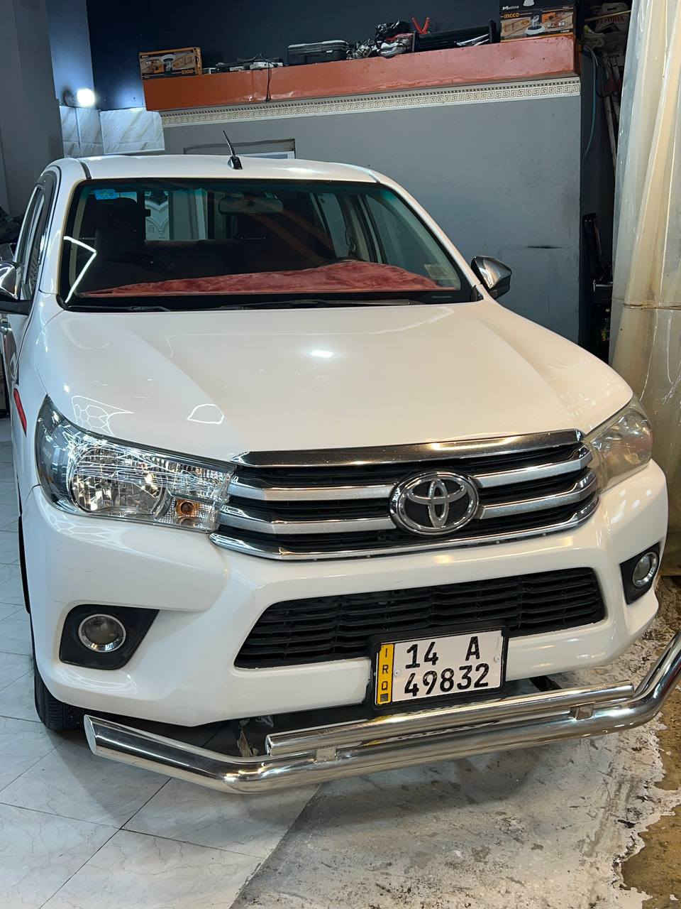 بيكم هايلوكس موديل 18عادي سياره مو فول 
مكينه كاز ما مفتوح بيه برغي 
رقمه بصره دولي سنويه جديده
سياره نضيفه تخم تاير حداده تبريد بيه طخه رصيف بس وسياره مكفوله من ضربه ومعجون وصبغ ارباك طاك واحد فقط دشبول
مكان السياره كربلاء المقدس 
*********** 
‏‪‏‪0 771 191 5137‬‏
السعر 190$ بيه مجال
