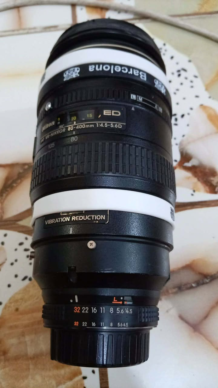 السلام عليكم
عدسة نيكون 
80-400
فتحة 4.5
رياضي

للبيع ⬇️⬇️⬇️


**إذا كنت صاحب هذا الإعلان وتريد حذفه لأي سبب، رجاءا أرسل رسالة إلى الدعم الفني**
