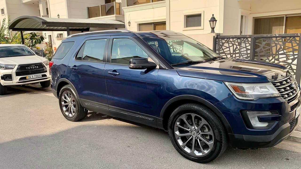 سيارة فورد اكسبلور  2016  
المواصفات XLT
 محرك 6سلندر  
بصمة  تشغيل وبصمة ابواب  
تشغيل عن بعد
دبل اكسل 4wd
فتحة السقف (بانوراما)
شاشة كبيرة و كاميرا 
ويل كب 20 
تحكمات ستيرن فول
تحديد سرعة 
اشاير بالمرايات جانبية وهيتر  
7 راكب 
كشن جلد و بيجي 
حساسات امامي وخلفي
كراسي الامامية كهرباء وتدفئة
استيرن تدفئة
صندوق كهرباء ورجل وريمونت  
تبريد 3 قطع امامي وسطي وخلفي مع تحكمات 
منافذ AUX مع منافذ USB 
 بيها قطعتين صبغ باب وجامرلغ سائق بدون ارباك
سنوية و رقم جديدة شرط التحويل
ماشية 112 الف مايل
مكان السيارة اربیل
رقم شاصي  1FM5K8D87GGB84512
***********
سعر 170$ أربيل, العراق
