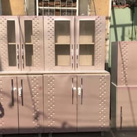 كاونتر خشب للبيع نضافة عالية العرض 140سم ثنين تعليك وثنين ارضي اربع بو...