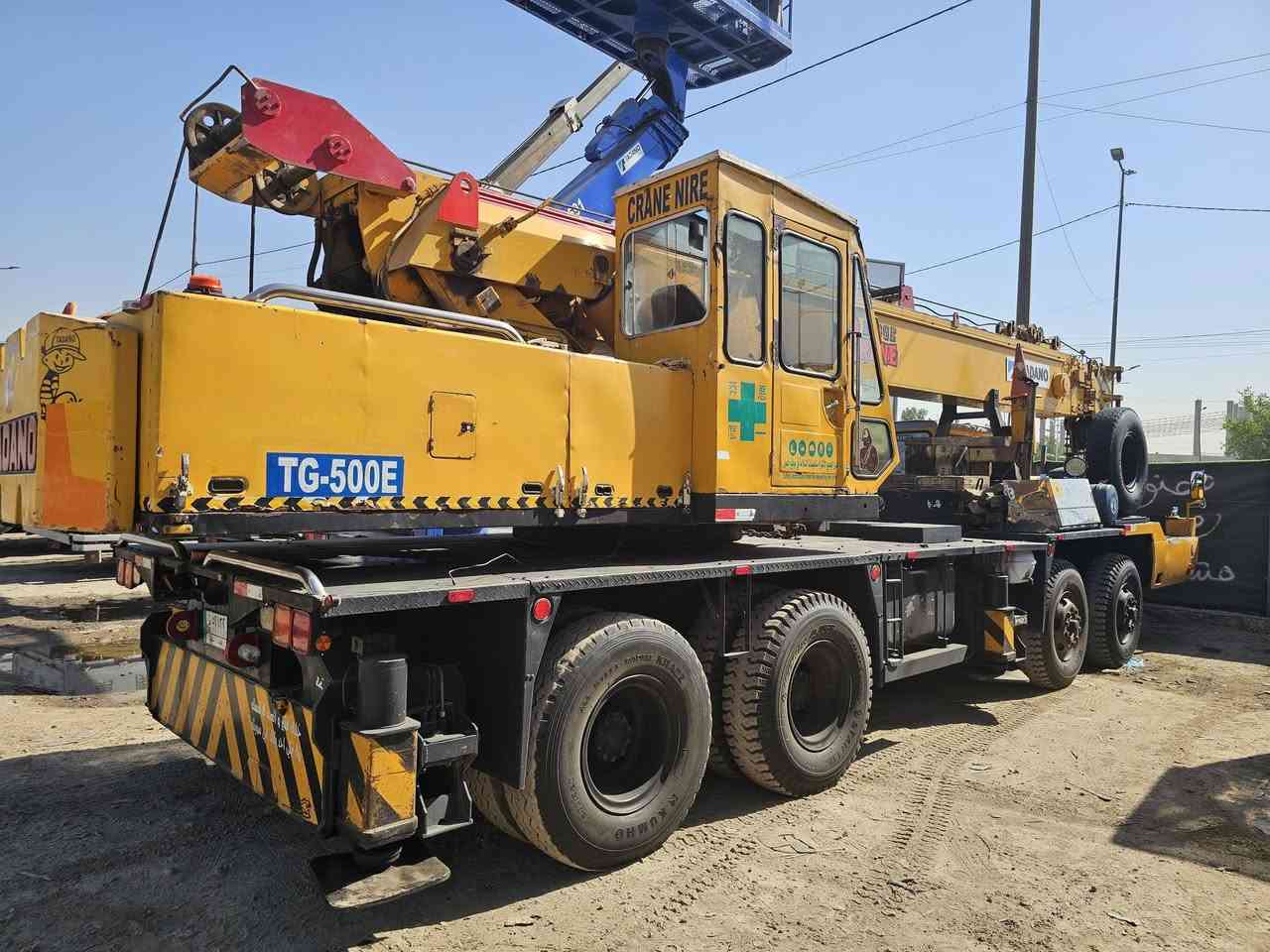 السلام عليكم
كرين تادانو ٣٠ طن موديل ٨٢ للبيع بأسمي سنويته لحد ٢٠٢٩
مكفول الكرين مكانه بغداد البياع
السعر ٤ شدات ونص وبي مجال
 ***********
