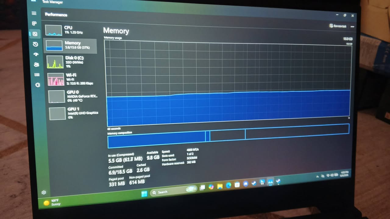 السلام عليكم 🌹
لابتوب مستعمل للبيع
موديل FX517Z / ASUS TUF Dash F15

مواصفات :
I7 12650H
16gb ddr5 4800mhz ram
Rtx 3070
1tb m.2 nvme gen3 lexar
1080p 300hz monitor 15.6 inch
+ شاحنته الاصليه و جنطه
بي بس usb واحد ميشتغل
باقي المنافذ كلهن شغالات من usb a
و usb c
وبطاريته ما متعوبه

السعر 1,250
مليون و ربع
السعر ثابت رجاءا سعره بالصناعه مليون ونص لو مليون و 400 اذا مو اكثر

توصيل متوفر
 عنواني بغداد السريدات الجديدة وره صيطرة 
تريد توصيل تريد تجي وتفحص باليعجبك
***********
