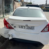 نيسان صني موديل 2024 كفاله السيارة عدا الضربه موضحة بالصوره 0780765458...