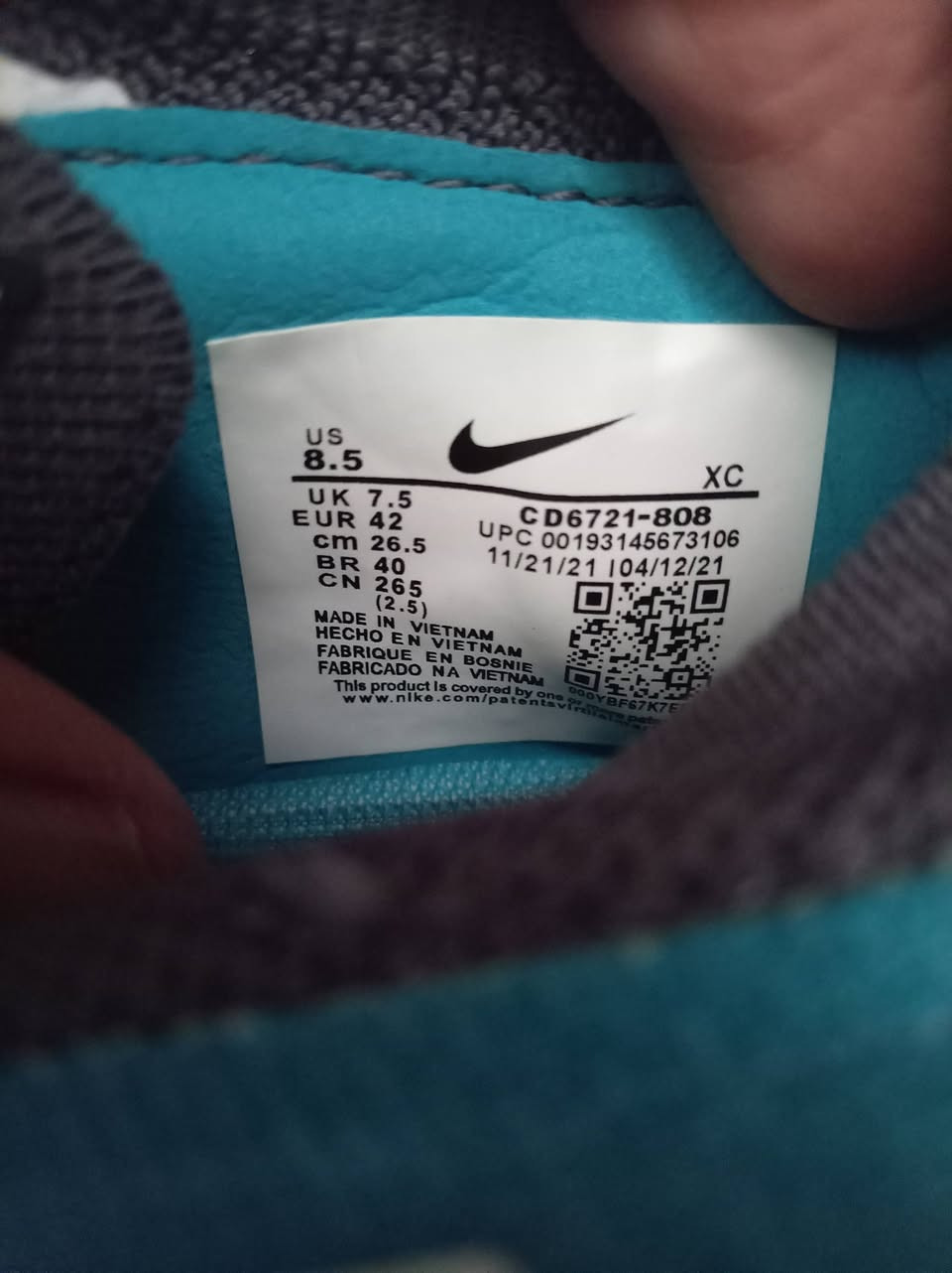 متوفر نايك ستد فانتوم قياس 42 طول القدم 26.5


**إذا كنت صاحب هذا الإعلان وتريد حذفه لأي سبب، رجاءا أرسل رسالة إلى الدعم الفني**