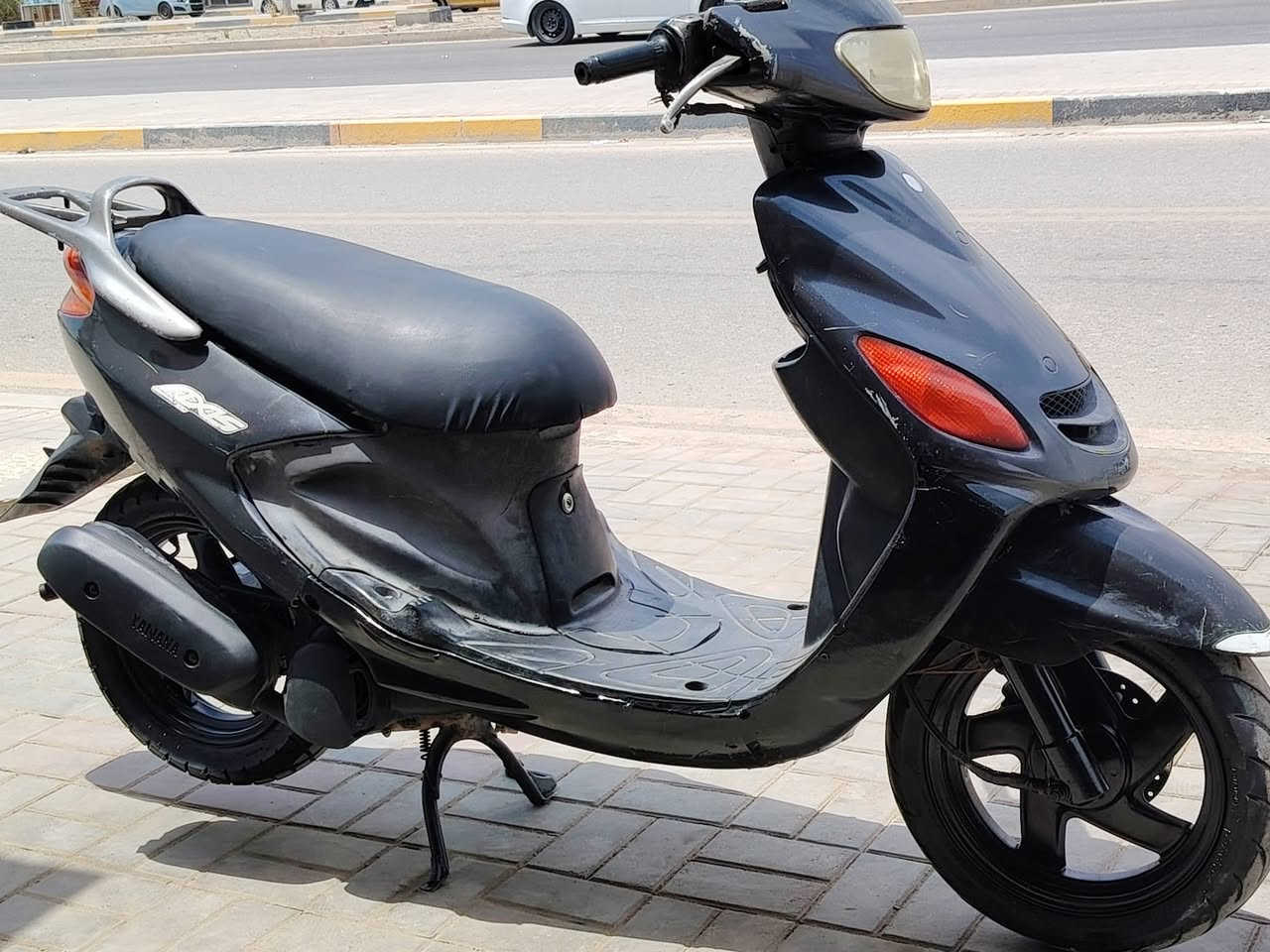 دراجه دولفين للبيع السعر ٤٠٠ وبيهه مجال الشراي يتصل عل *********** مكانهه السماوه كرهبايات شغاله سلف هندر مكينه ناعمه دراجه احله من الصوره

