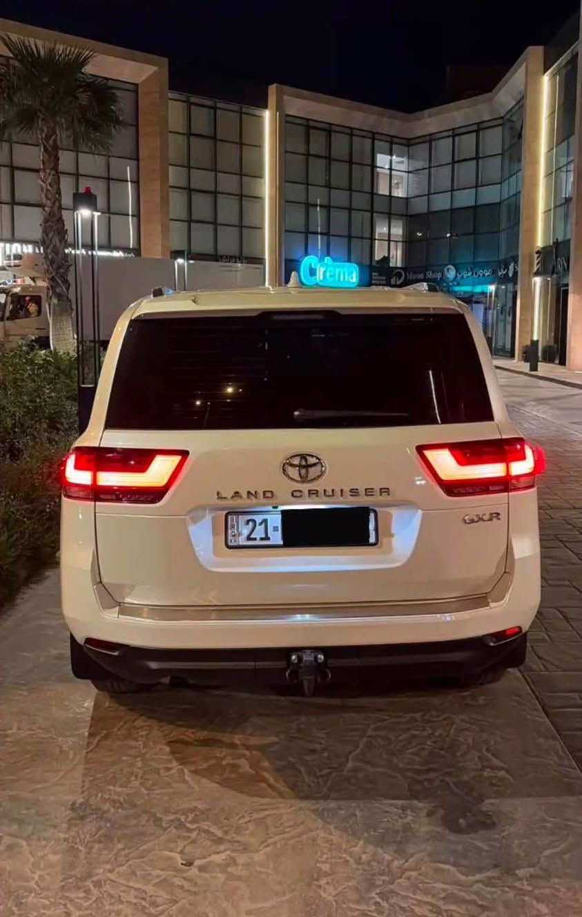 TOYOTA land  cruiser/2025/
v6 GX/ 5000km ڕۆ شتــــوە 

‎کتــابی جام ڕەشی ســاڵێکی لەگەڵە 
کامل کوشنو گاعی بیلادی بۆ دانراوە 
سەیارەکە یەک دەستە دینار مەسروفی نیە 
بەناوی خۆمانەوەیە 
شوین سلێمانی
*********** السليمانية, العراق
