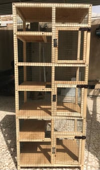 قفص جديد • ٣ خانات • ١٤٠سم ارتفاع