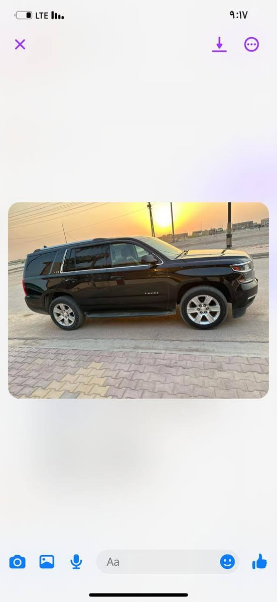 تاهو ٢٠١٧ بوليسية Ls
حادثها مرفق بالصور 
ماشيه 43500ml
مكانها بغداد شارع فلسطين
رقمها بغداد
السعر ٢٧٥ ورقة
الاتصال
***********

