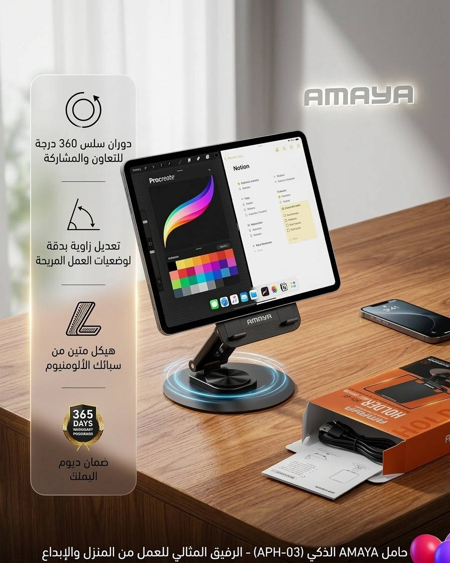 #استاند ايباد اصلي 360 درجة 💥👌📊

🤩للطلب و الاستفسار مراسله البيج 🫂💖
#مكتبة_الشعلة 💚🗽✨🔥
العنوان #الكوت #الخاجيه شارع 40 مجاور معمل المنيوم الصفا
يوجد خدمة توصيل🚖🚴 لكافة مناطق و اقضية الكوت و المحافظات 
#أقلام_جافة
#قرطاسية
#قرطاسية_ملونة
#مستلزمات_مدرسية
#أدوات_مكتبية
#أقلام
#أقلام_ملونة
#مكتبتي
#منتجات_مكتبية
#مستلزمات_دراسة


**إذا كنت صاحب هذا الإعلان وتريد حذفه لأي سبب، رجاءا أرسل رسالة إلى الدعم الفني**