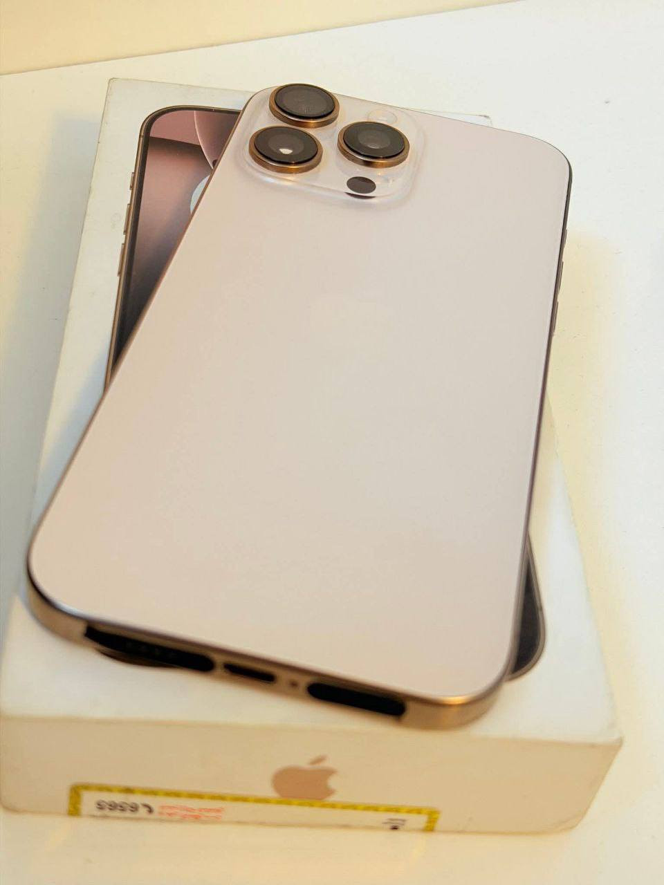 16 pro max
مساحه 512
بطاريه 90%
Orginal صفر ضريبه
علبه عربي انجليزي
ومتاح تقسيط كمان 
السعر 🔥🔥


**إذا كنت صاحب هذا الإعلان وتريد حذفه لأي سبب، رجاءا أرسل رسالة إلى الدعم الفني**