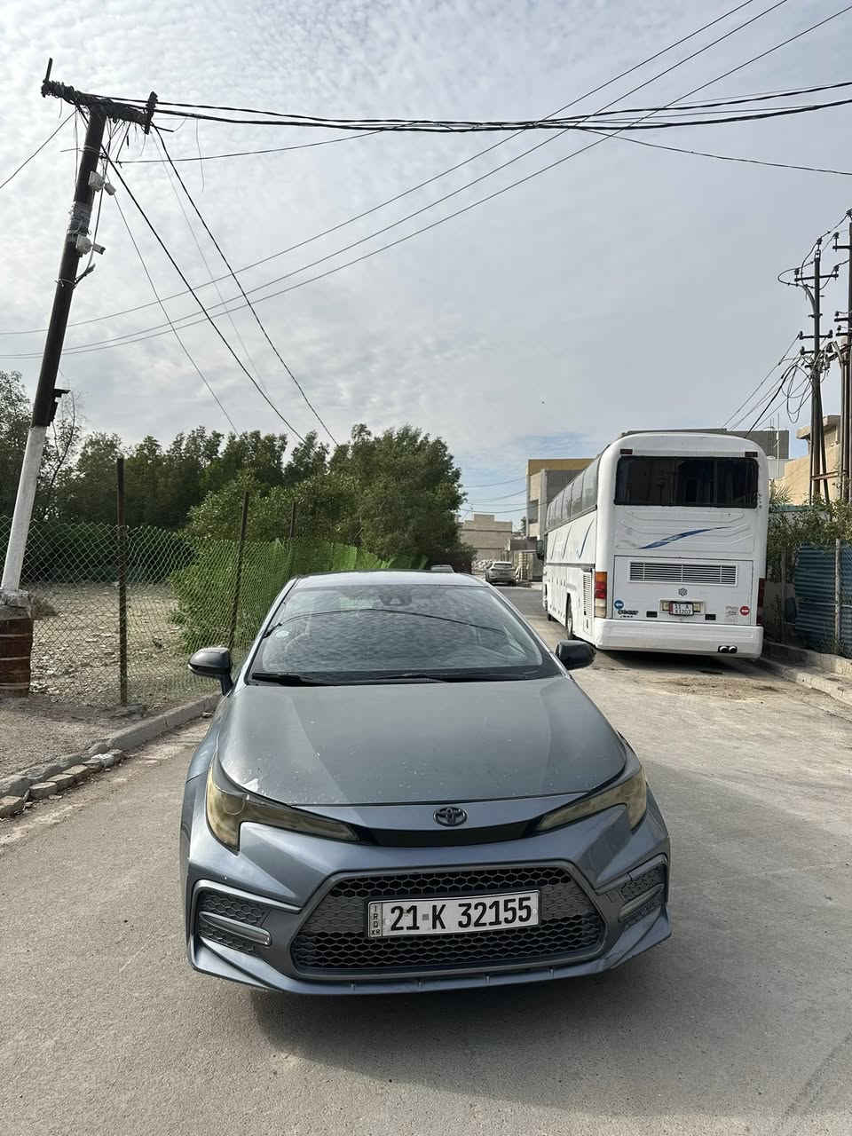 السلام عليكم
TOYOTA COROLLA 
موديل 2021 SE
مكينه 2000 مكفوله 
كير مكفول
تبريد ثلج
شفتات استيرن
كامره خلفيه 
رادار امامي
حساسات 
حساس امامي وخلفي
تحكم سرعه 
تحديد مسار
انظمه قياده 
شاشه جبيره
اشاير مري 
ويل كب 18 
داخل ابيض 
حداديه 80%
رقم سليمانيه تريد تحويل أو وكاله عامة
سياره حادثها بس بنيد قطعه وحده صبغ بدون دواخل بدون ايرباك 
السعر 135 وبيها مجال 
مكاني بغداد الامين ثانيه 
***********
