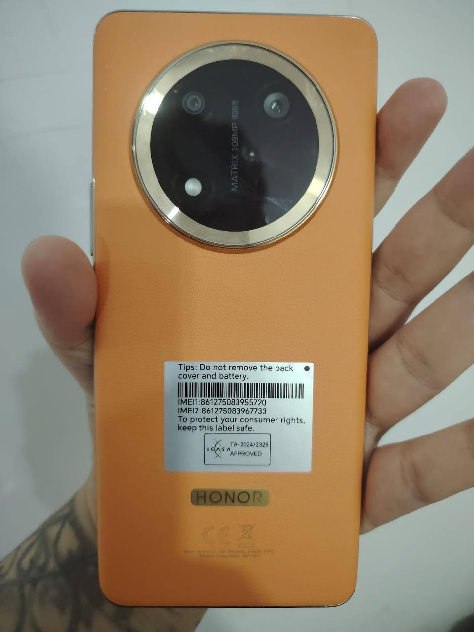 هونر X9c
ذاكره 256
جديد مابي اي شي قبل يومين اشتريته غراضه كارتونه كلشي موجود 
مراوس بوكو f6لو7... شعدك نزل للمراوس مكاني ذي قار


**إذا كنت صاحب هذا الإعلان وتريد حذفه لأي سبب، رجاءا أرسل رسالة إلى الدعم الفني**